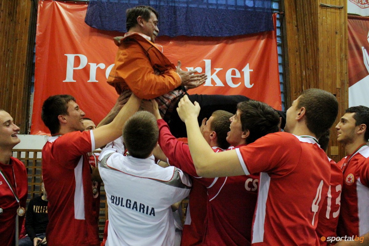 Награждаване на юношите на ЦСКА