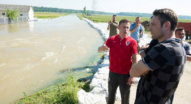 Нико Ковач, Роберт Ковач и Ивица Олич посетиха Славония