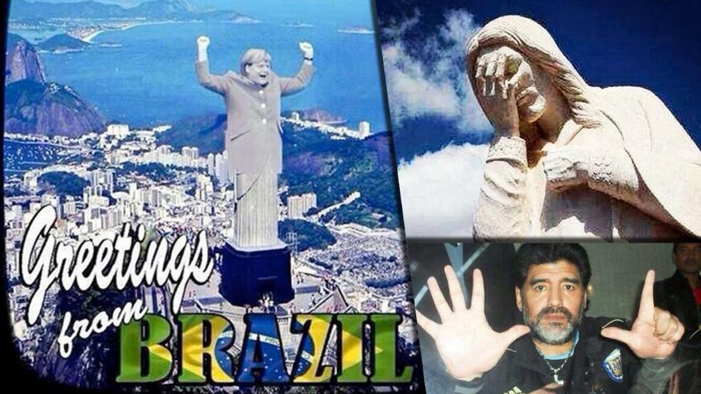 Започнаха майтапите с Бразилия (колажи + снимки)