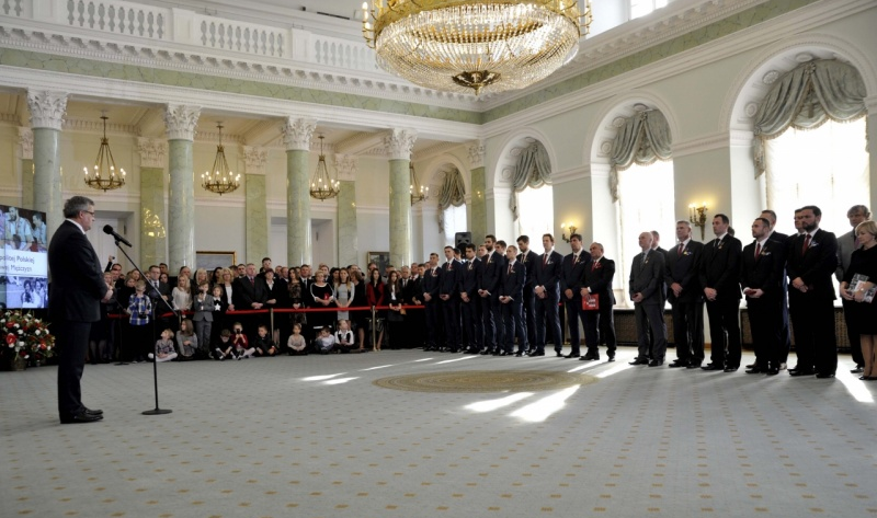 Световните шампиони бяха наградени от президента на Полша