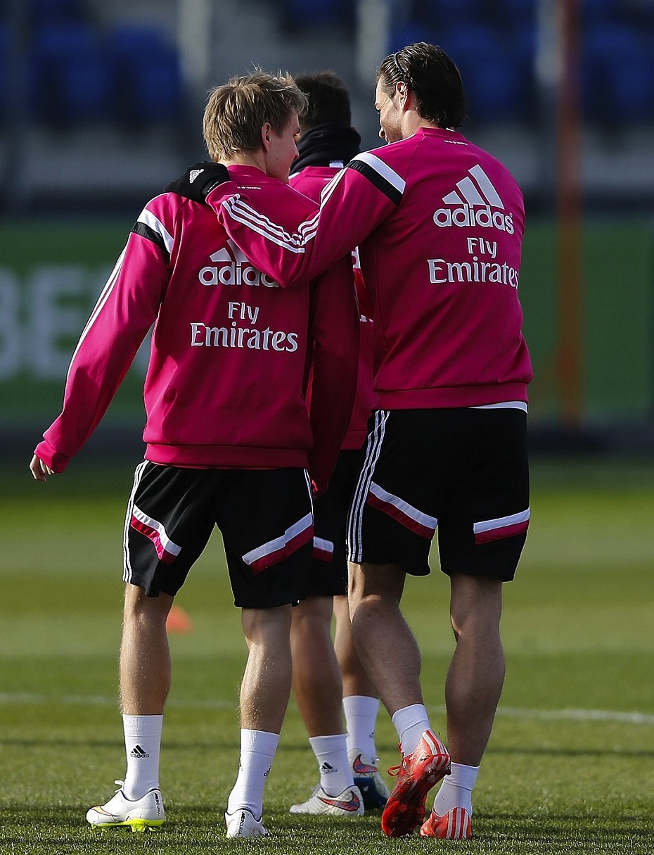 Мартин Йодегор тренира с Реал Мадрид
