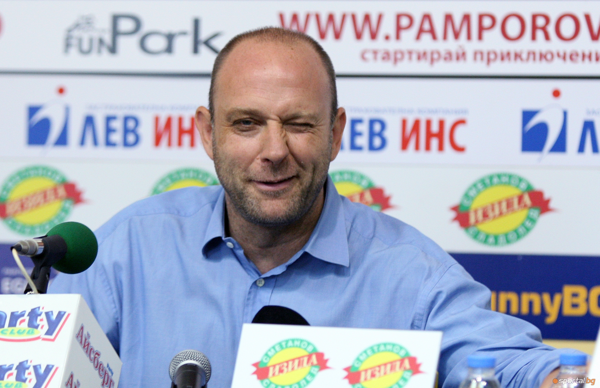 Пресконференцция на президента на НБЛ - Константин Папазов