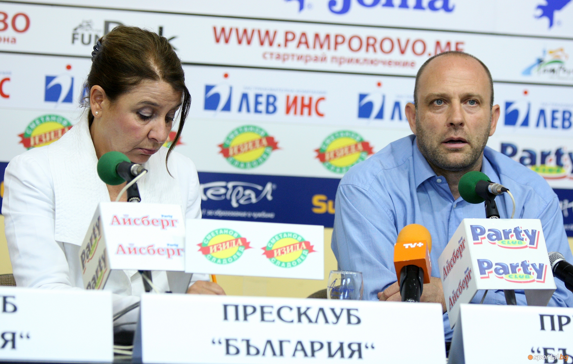 Пресконференцция на президента на НБЛ - Константин Папазов