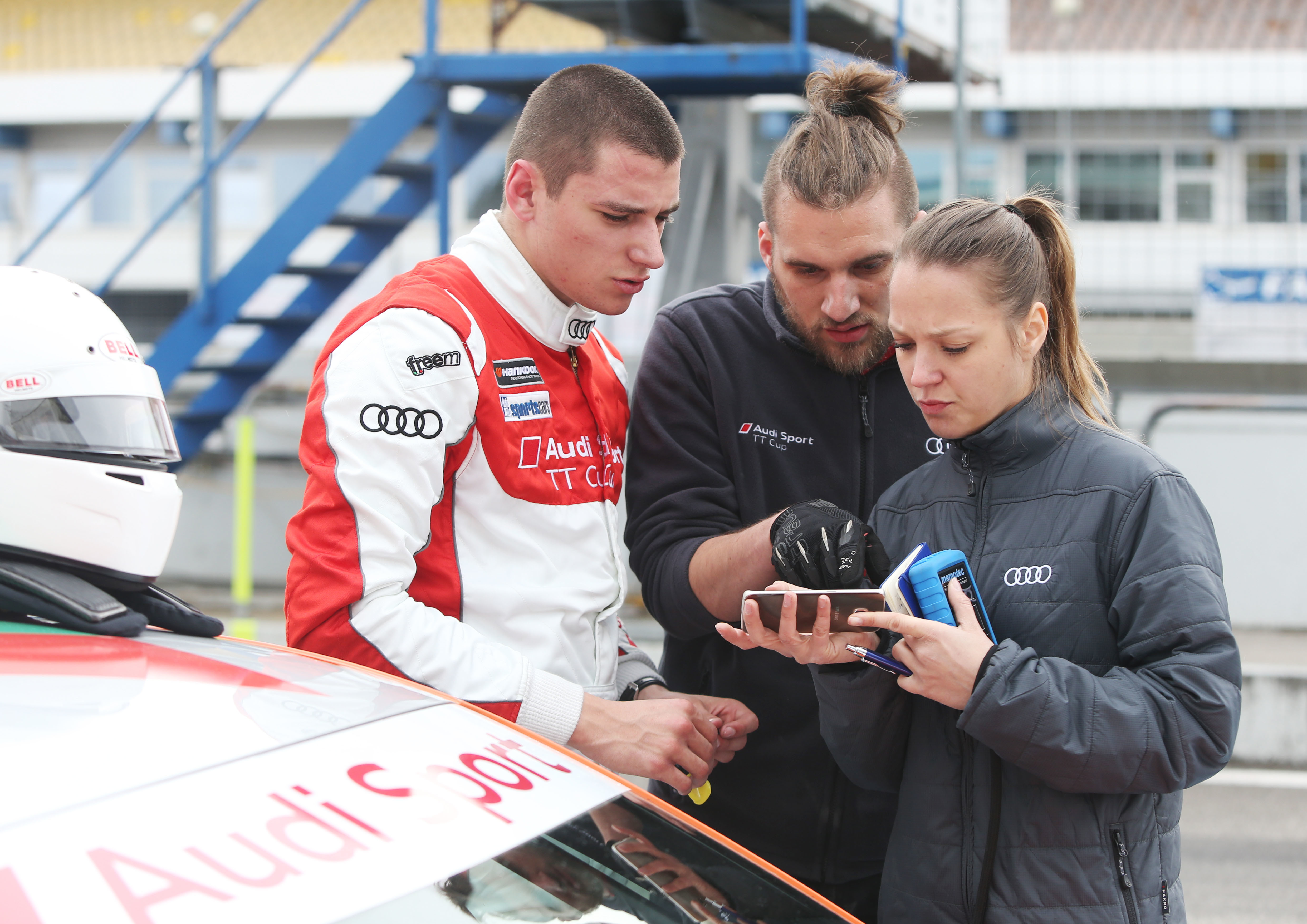 Павел Лефтеров след първия тест на Audi Sport TT Cup