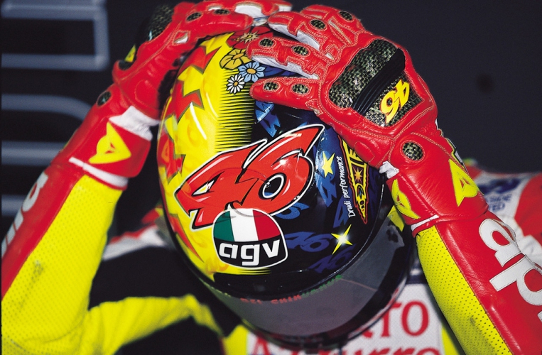  Еволюцията в каските на Валентино Роси 