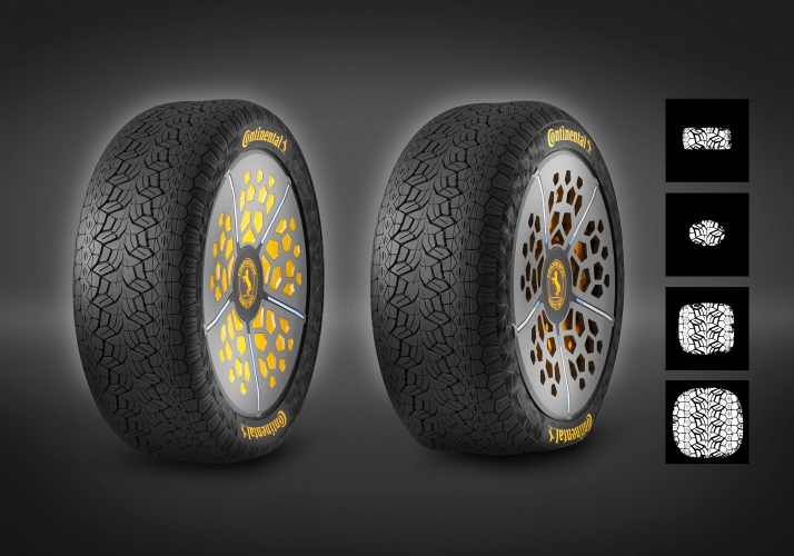 Continental представя технологии за адаптиране на гумите към пътните условия