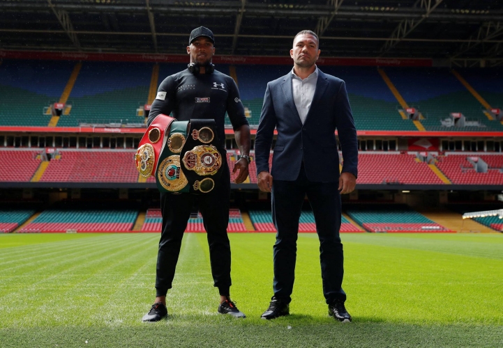  Пресконференция на Антъни Джошуа и Кубрат Пулев в Кардиф 