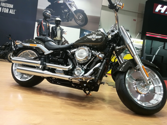 Harley-Davidson Fat Boy пристигна на Автомобилен салон София