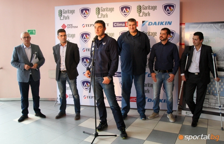  Официално показване на бъдещата спортна зала на волейболен клуб Левски 