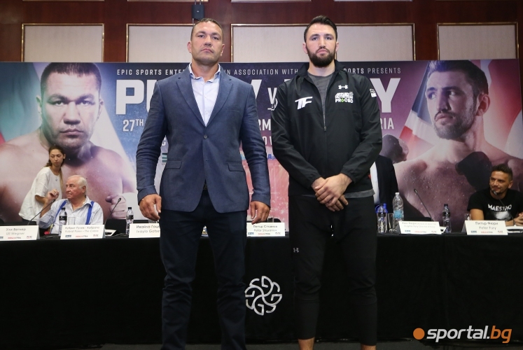  Кубрат Пулев даде конференция със противника си Хюи Фюри 