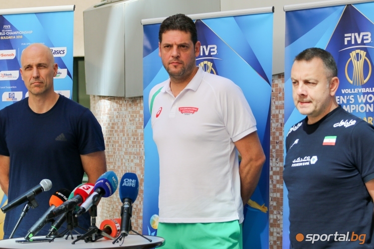  Официална конференция на треньорите от група G на СП по волейбол 