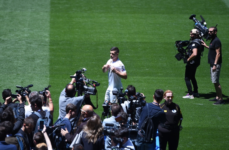  Представянето на Лука Йович в Реал Мадрид 