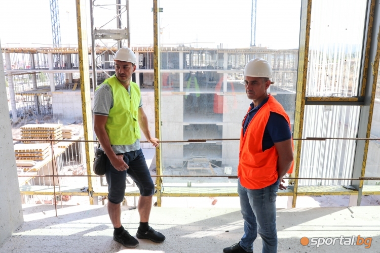  Вижте по какъв начин върви градежът на новата зала на волейболния Левски 