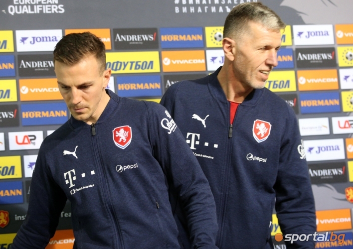  Пресконференция на треньорът на Чехия 