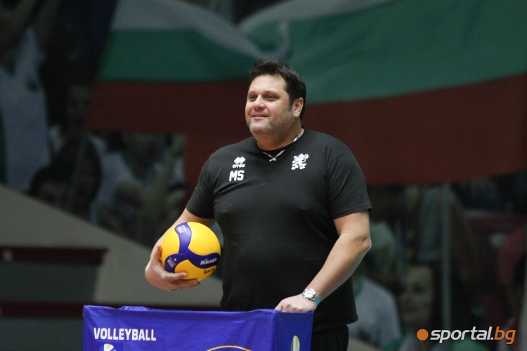 Тренировка на българиския народен тим по волейбол 