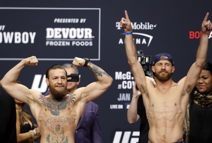 Конър Макгрегър и Доналд Серони заковаха еднакво тегло