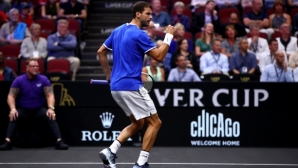 Перфектен мач за Григор Димитров на старта на Laver Cup